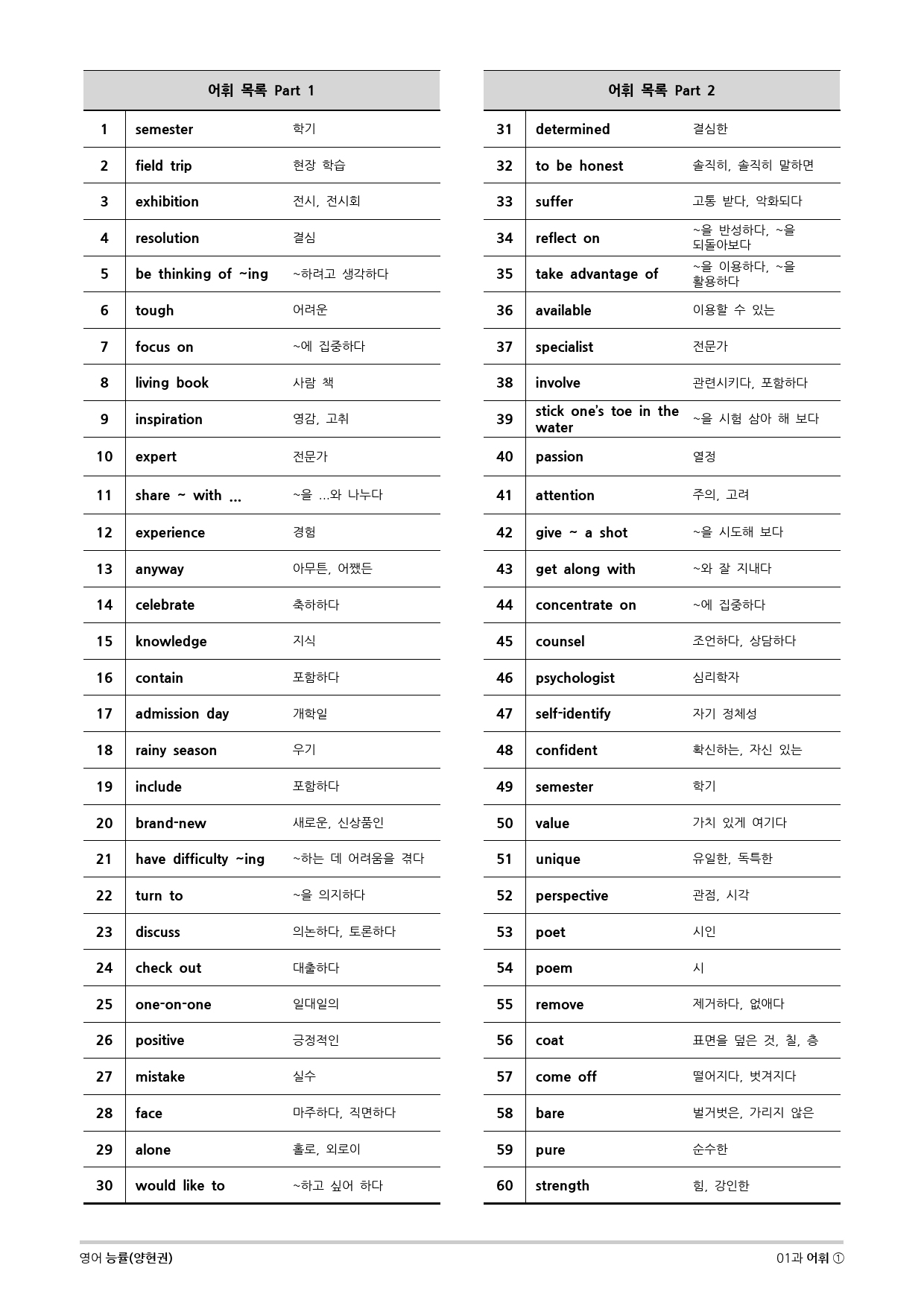 [지이다] 영어 능률(양현권) 1과 분석 (46쪽)_preview_3