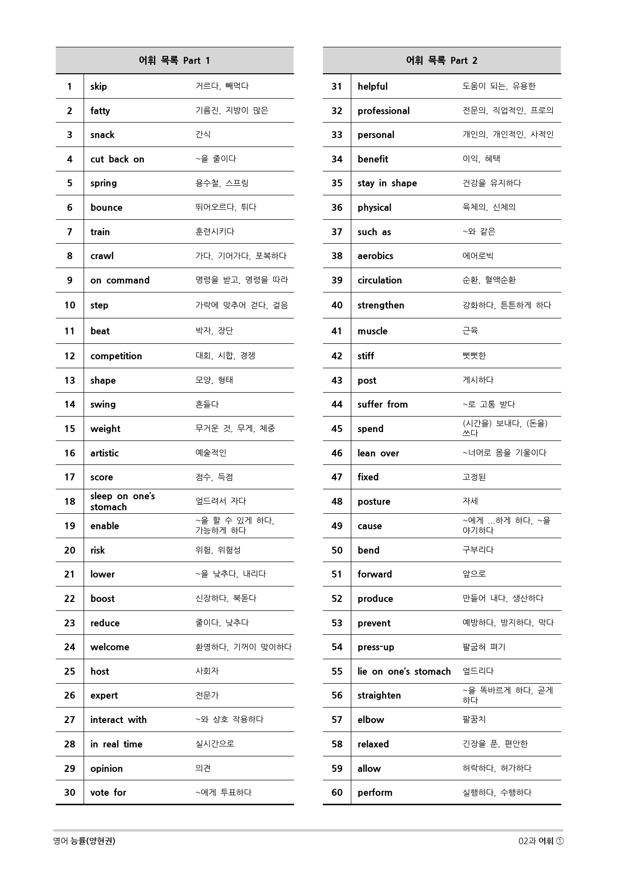 [지이다] 영어 능률(양현권) 2과 분석 (64쪽)_preview_3