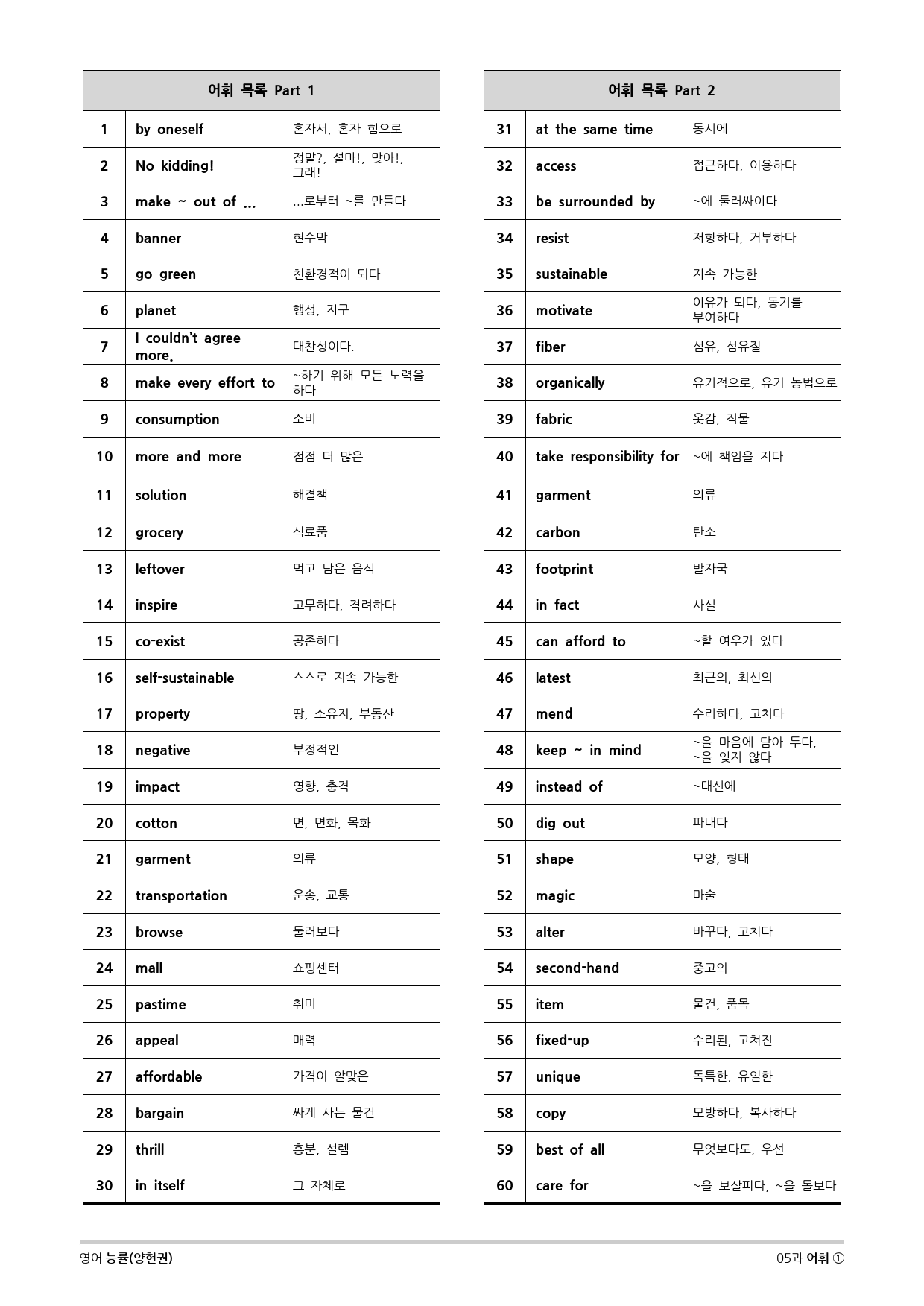 [지이다] 영어 능률(양현권) 5과 분석 (47쪽)_preview_3