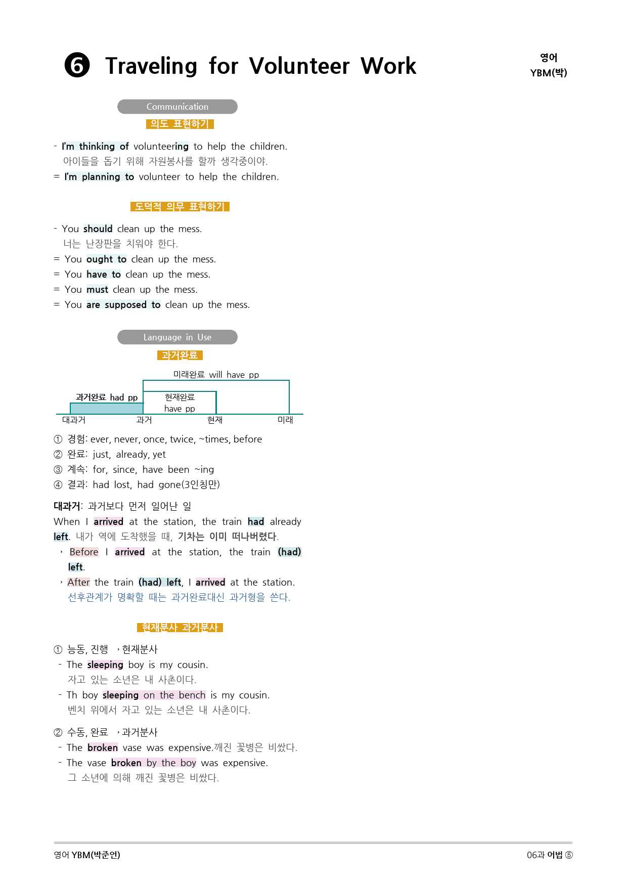[지이다] 영어 YBM(박준언) 6과 분석 (46p)_preview_44