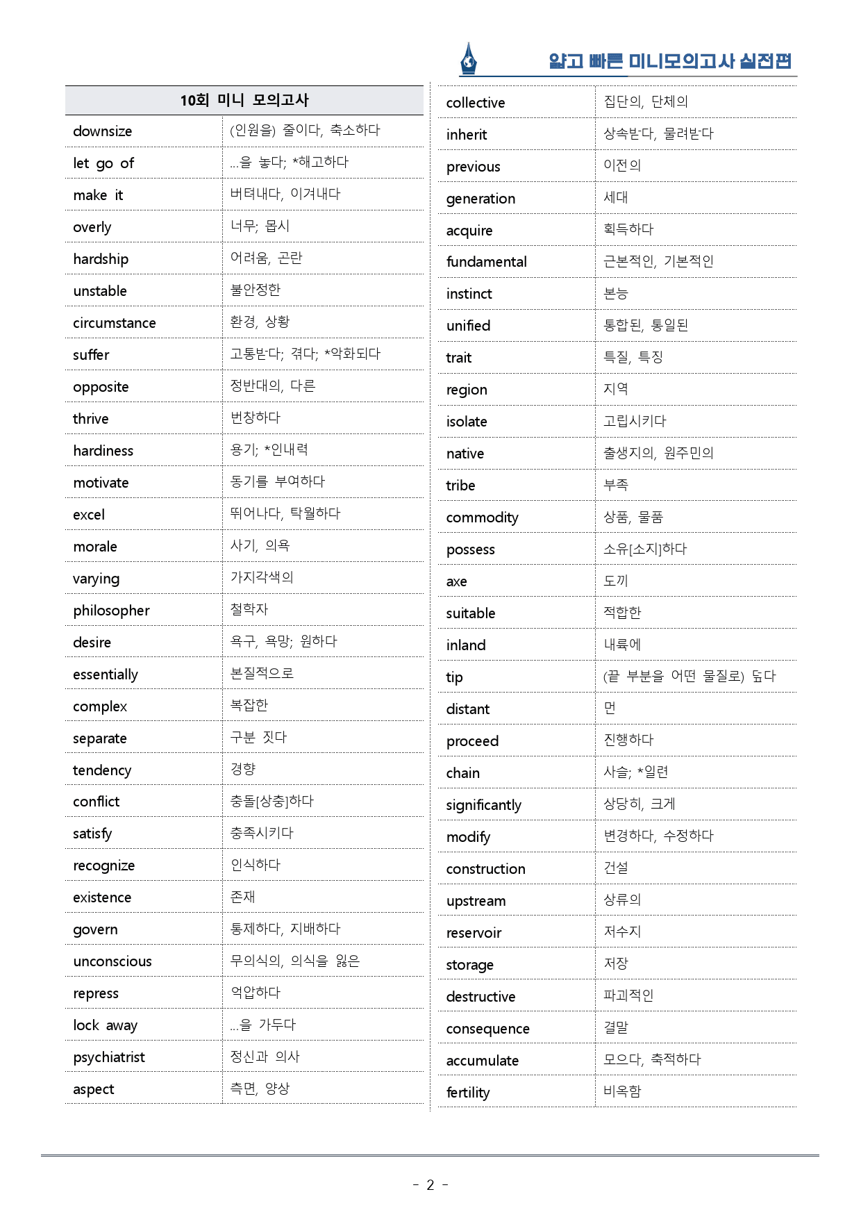 [이클라우드] 얇빠 실전편 - 10회 미니모의고사 복습팩(61p)_preview_2