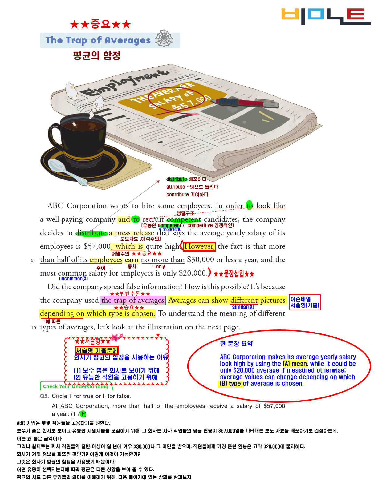 [비밀노트] 영어II 능률(김) 3과 최종찍기 & 출제포인트를 잡아라_preview_4