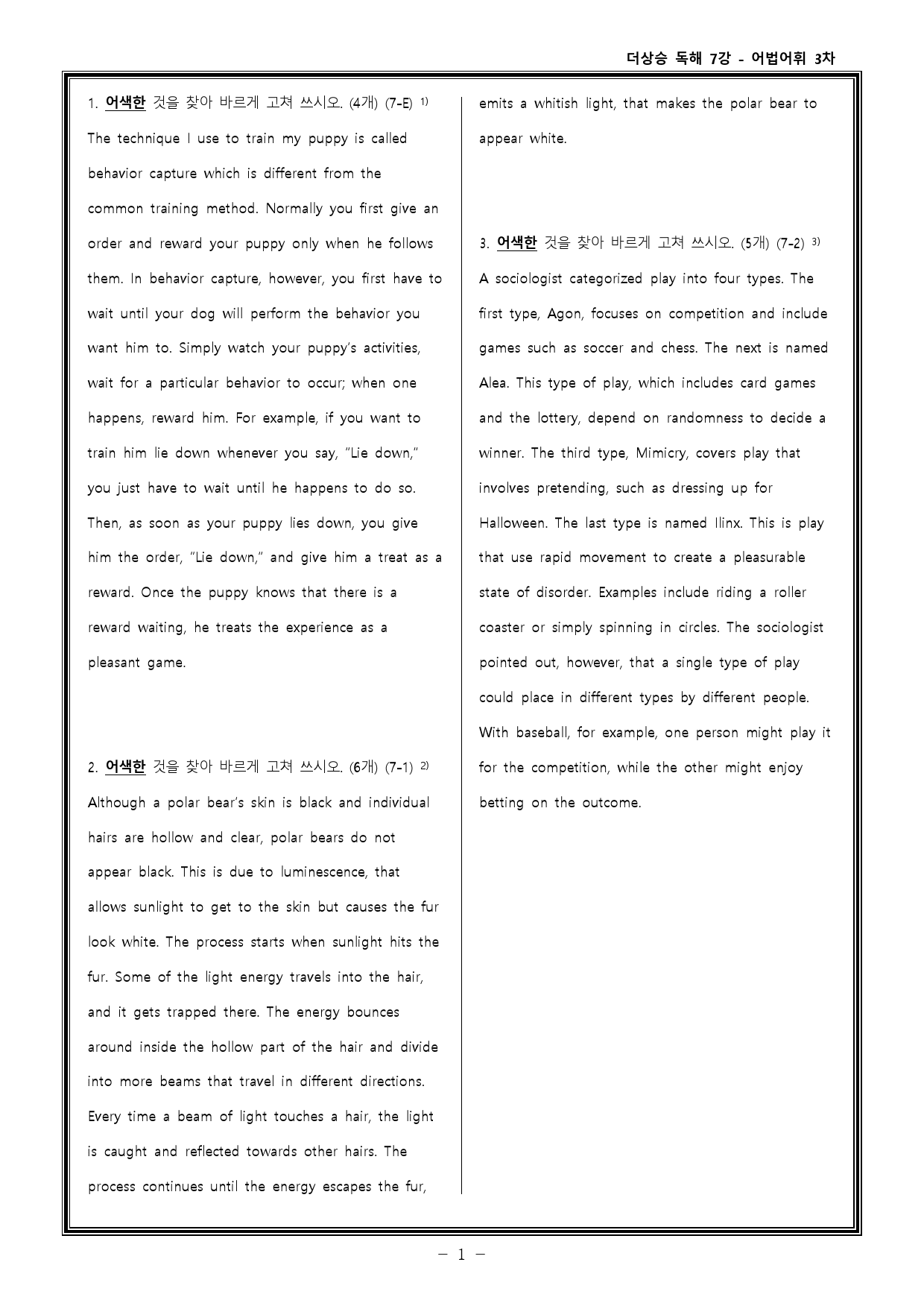 더상승 문법독해편(2023) 워크북 & 고난도 변형문제 - 7강_preview_15