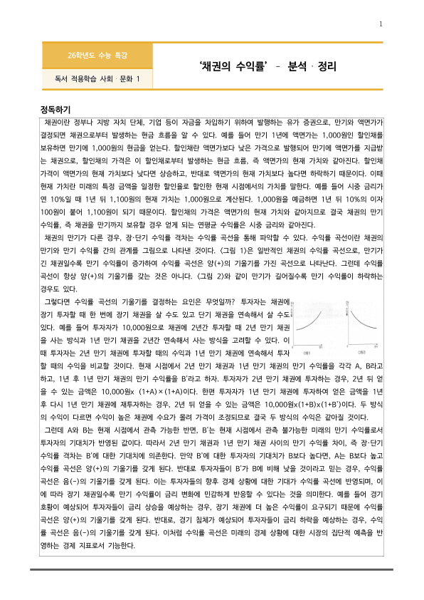[2026 수능특강 독서] 사회문화01 채권의 수익률_preview_1