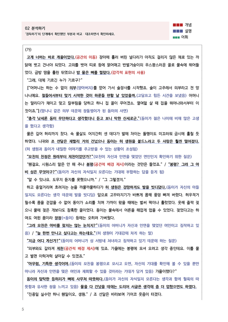 [2026 수능특강 문학] 메밀꽃 필 무렵(소설&시나리오) (분석 및 문제)_preview_5