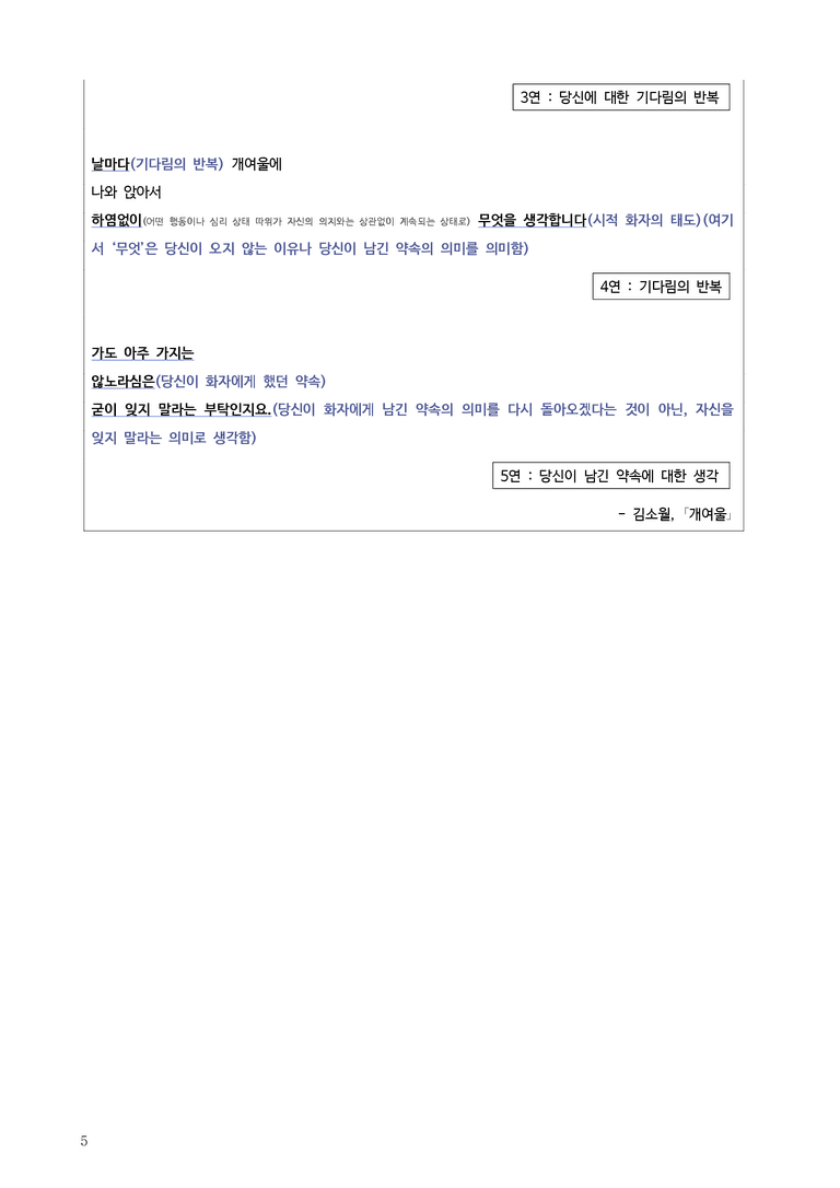 [22개정] 공통국어2 천재(종) 1-1 가시리 외 두 편_작품분석_preview_5