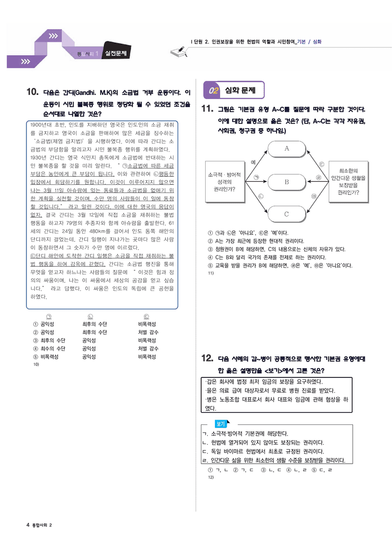 통합사회2 1단원 2.인권보장을 위한 헌법의 역할과 시민참여[기본/심화]_preview_4