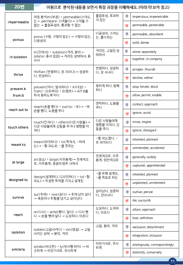 [쌤북]25년 9월 고2분석맵(어원분석 단어+분석맵+심층분석)_promotion