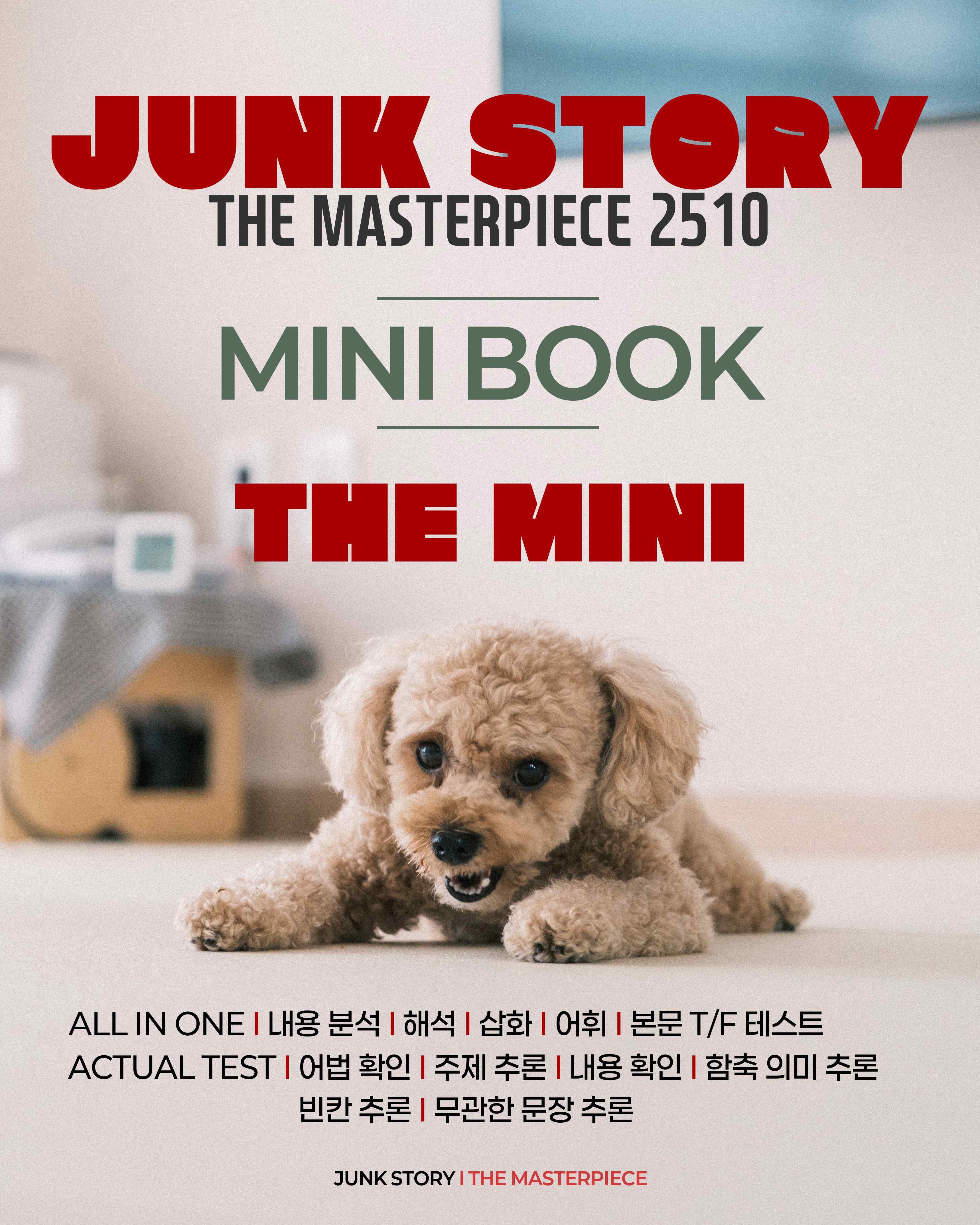 [★ 정크스토리] 고1 25년 10월 모고 미니북 [올인원 + 변형]_promotion
