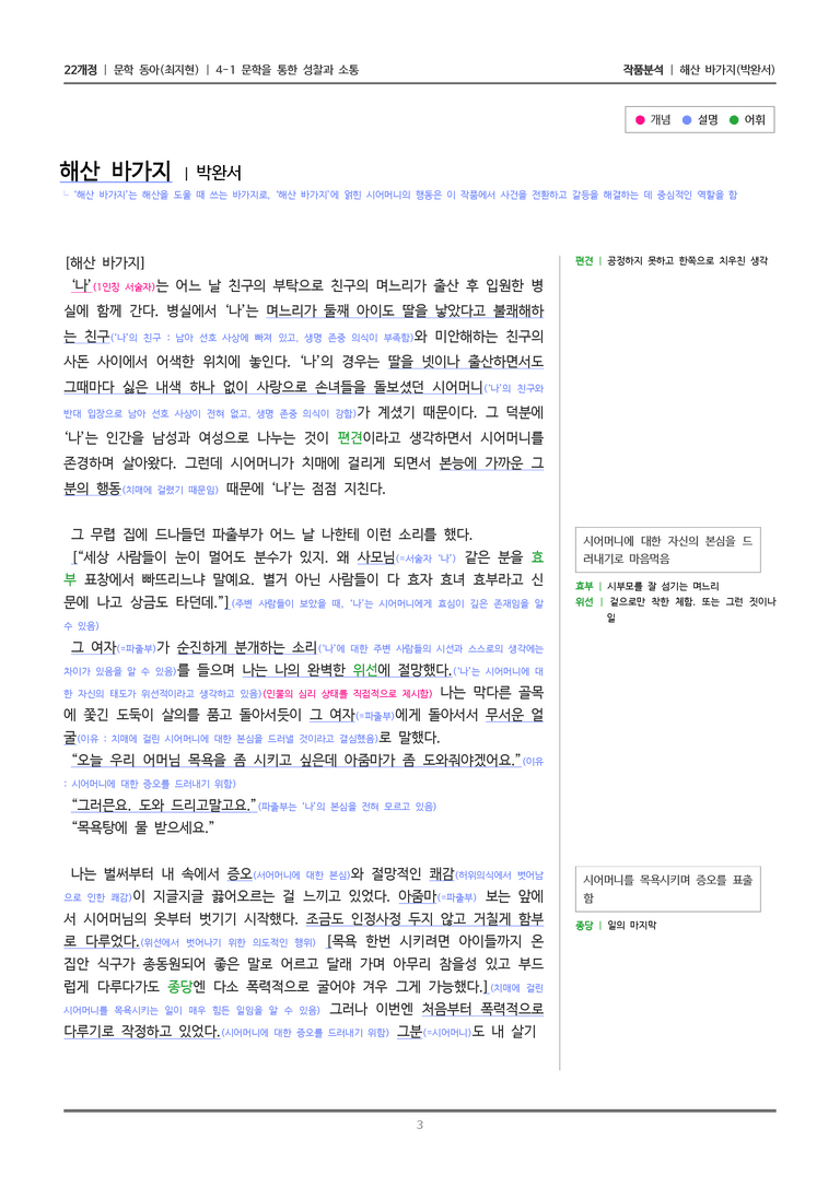[22개정] 문학 동아(최) 4-1(2) 해산 바가지_작품분석_preview_3