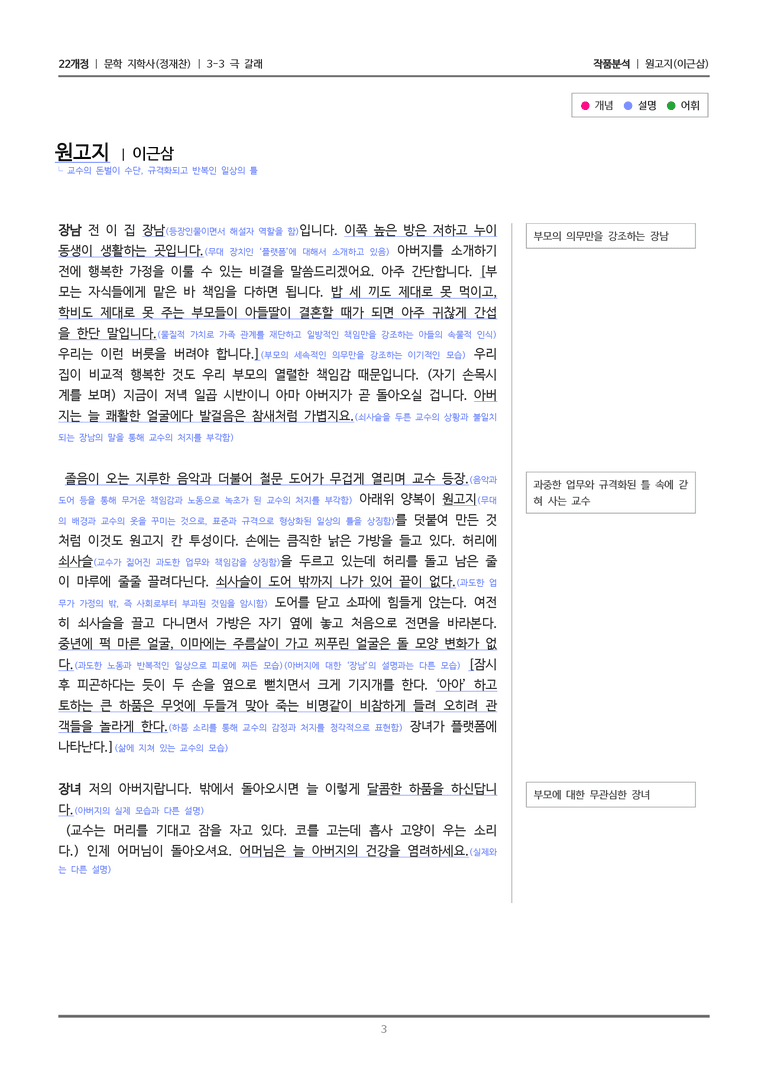 [22개정] 문학 지학사(정) 3-3(2) 원고지_작품분석_preview_3