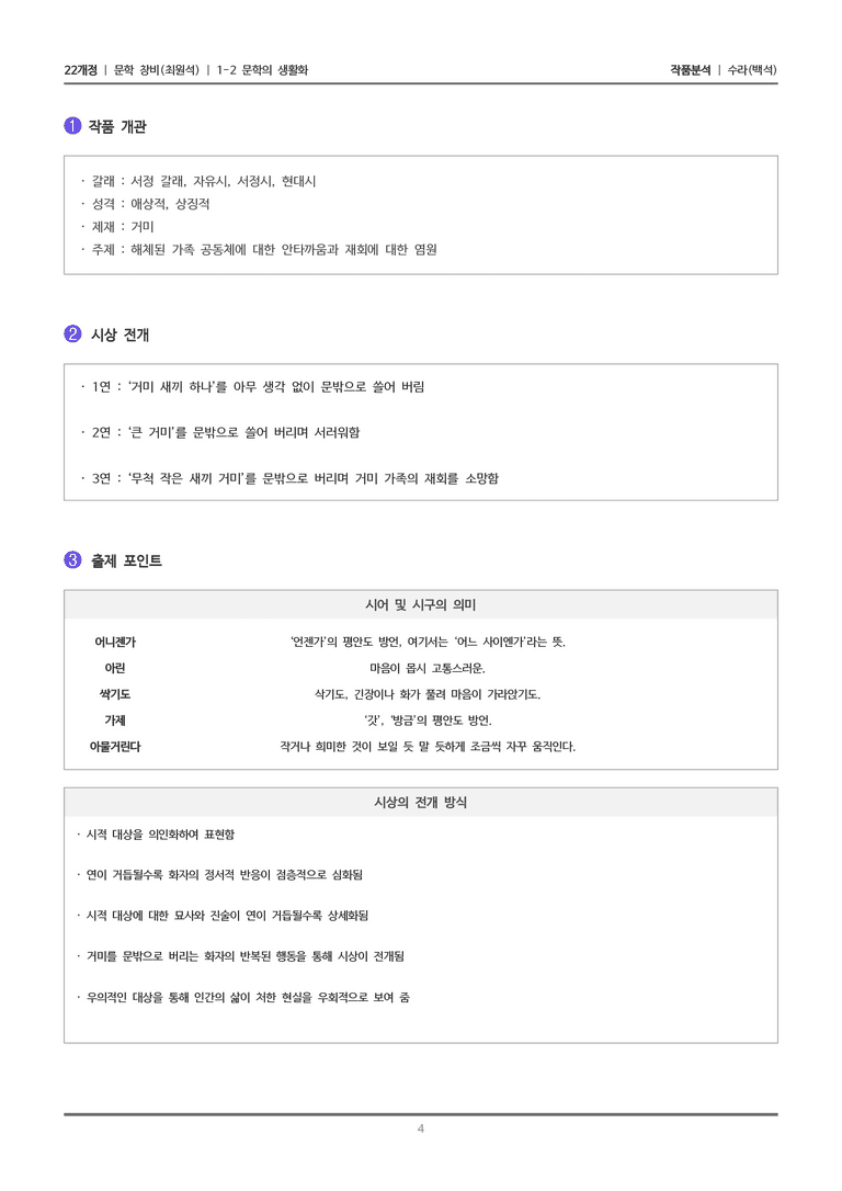 [22개정] 문학 창비(최) 1-2 수라_작품분석_preview_4