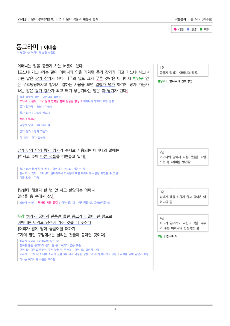[22개정] 문학 창비(최) 2-1 동그라미_작품분석_preview_3