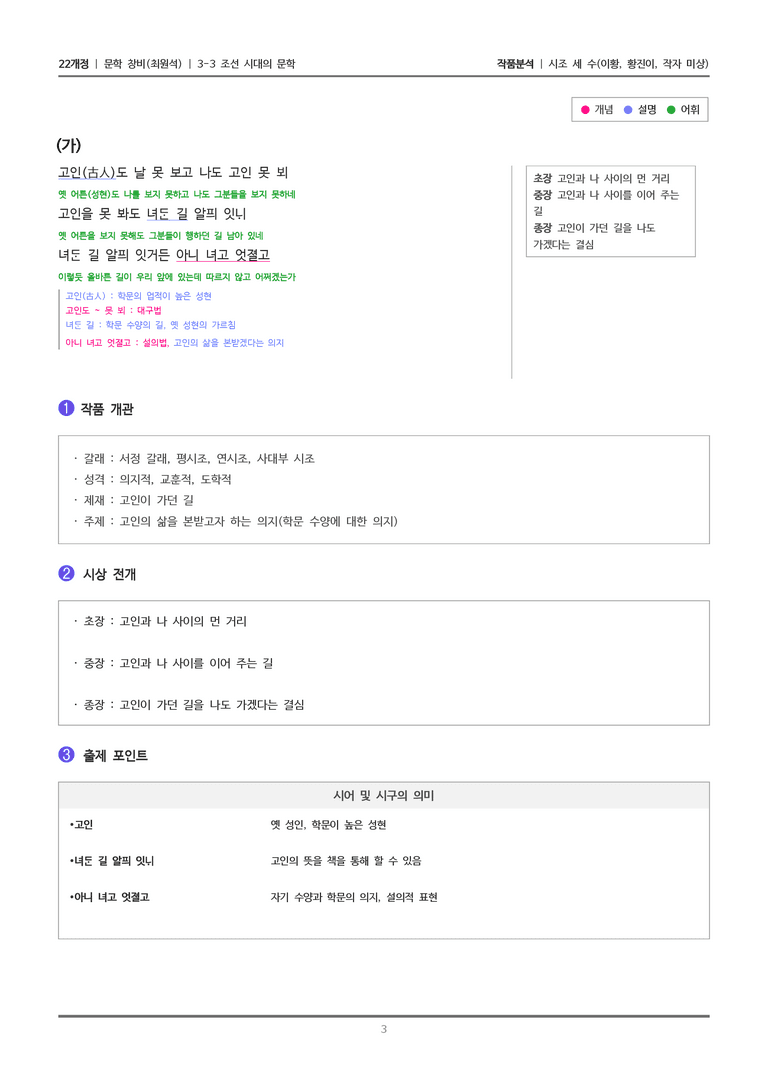 [22개정] 문학 창비(최) 4-3(1) 시조 세 수_작품분석_preview_3