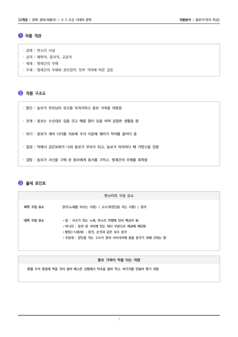 [22개정] 문학 창비(최) 4-3(4) 흥보가_작품분석_preview_7