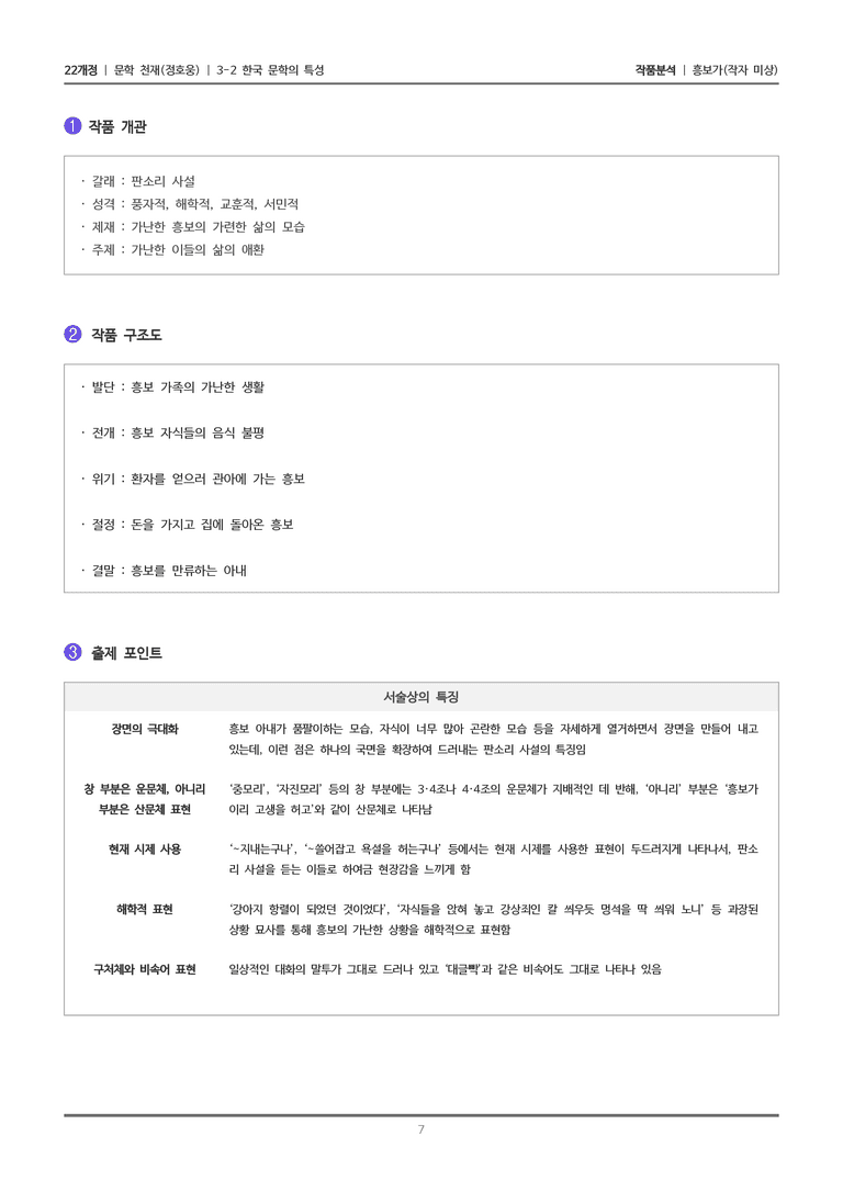 [22개정] 문학 천재(정) 3-2(3) 흥보가_작품분석_preview_7