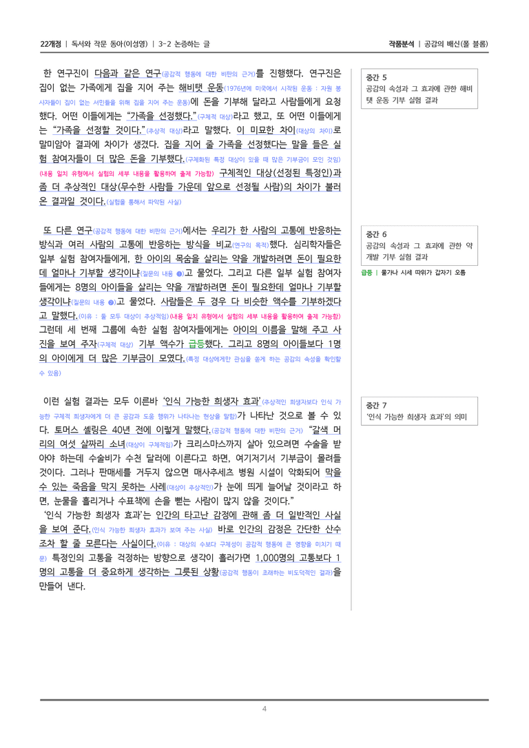 [22개정] 독서와 작문 동아(이) 3-2 공감의 배신_작품분석_preview_4