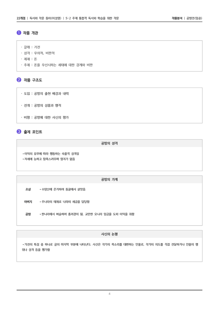 [22개정] 독서와 작문 동아(이) 5-2(1) 공방전_작품분석_preview_4