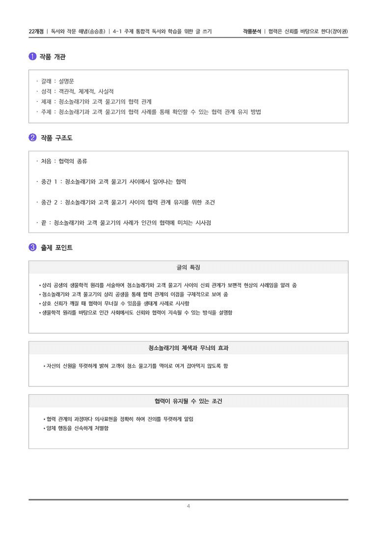 [22개정] 독서와 작문 해냄(송) 4-1(2) 협력은 신뢰를 바탕으로 한다_작품분석_preview_4
