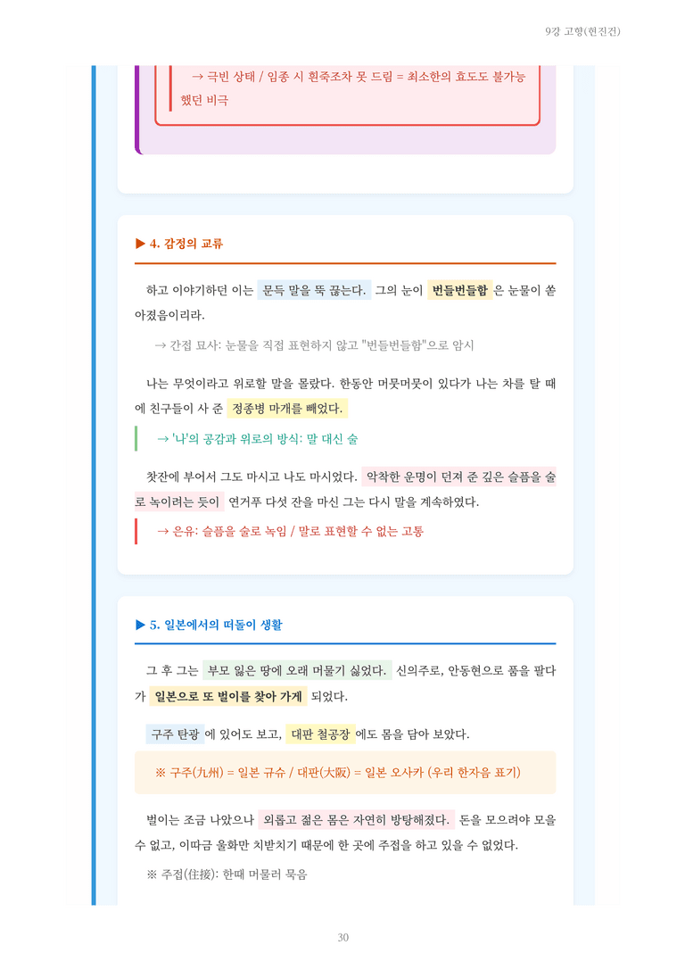 [2027 수특 문학] 개념학습 09강 고향(현진건) 내용 정리_preview_30