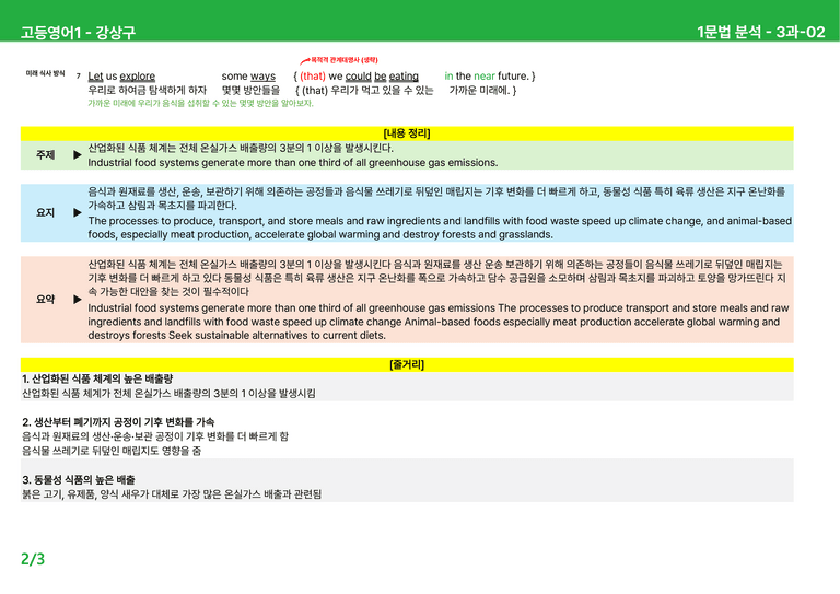 고등영어1 천재(강) 3과 상세분석 by 시드잉글리쉬_preview_4