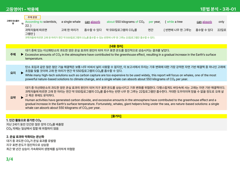 고등영어1 동아(박) 3과 상세분석 by 시드잉글리쉬_preview_3