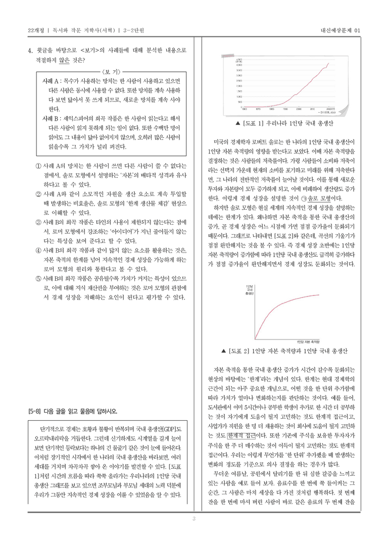 [22개정] 독서와 작문 지학사(서) 3-2 사회·문화 분야의 글 읽기와 쓰기_내신예상문제01_preview_3