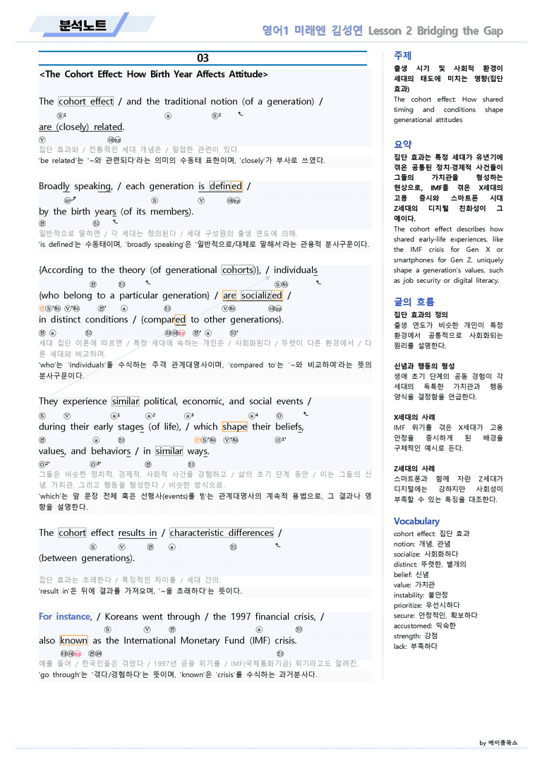 영어1 미래엔 김성연 분석노트 2강 2과 22년 개정 메이플북스_preview_5