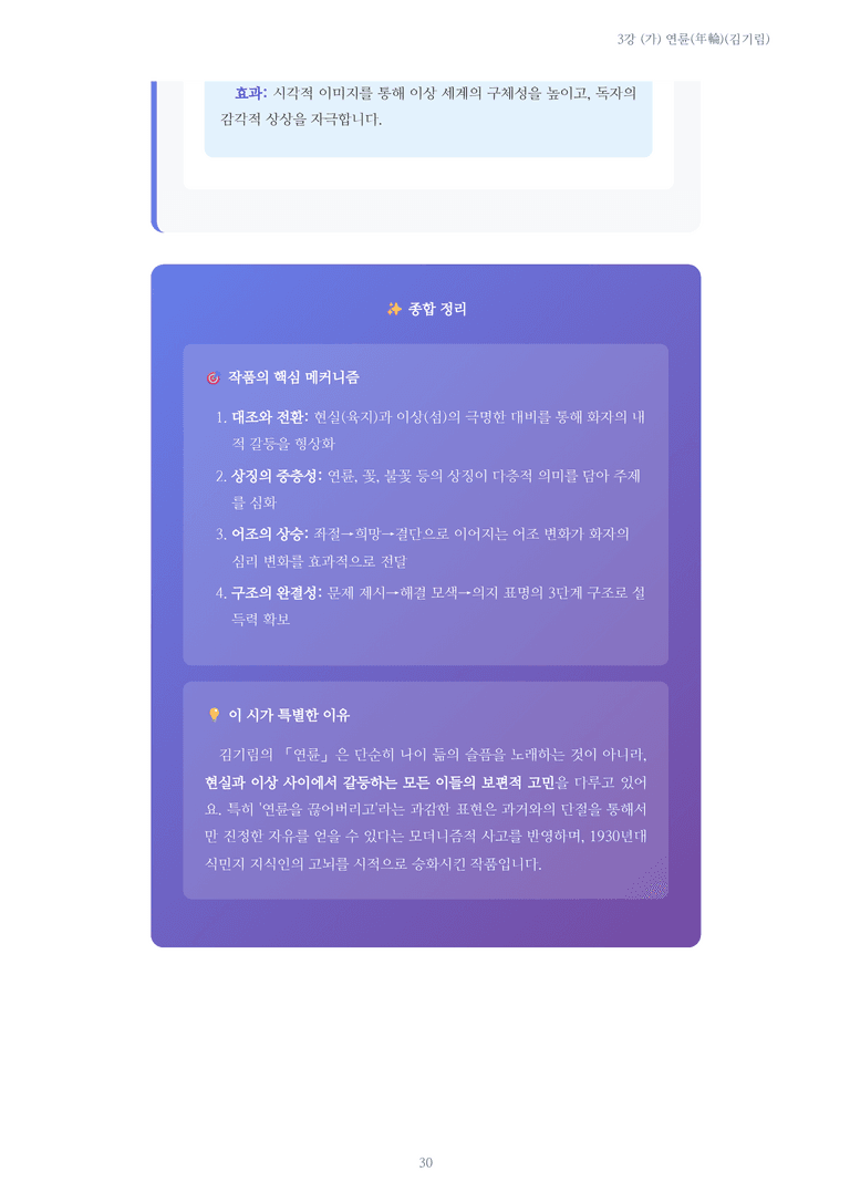 [2027 수특 문학] 현대시 03강 (가) 연륜(김기림) 내용 정리_preview_30