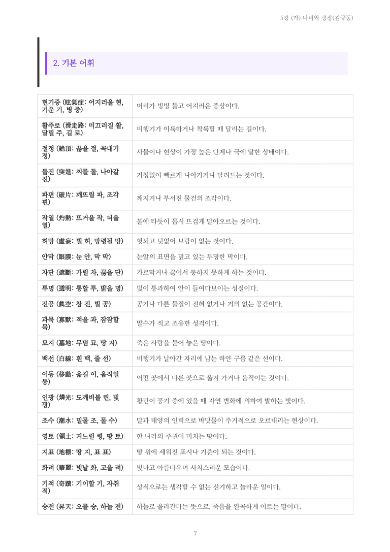 [2027 수특 문학] 현대시 05강 (가) 나비와 광장(김규동) 내용 정리_preview_7