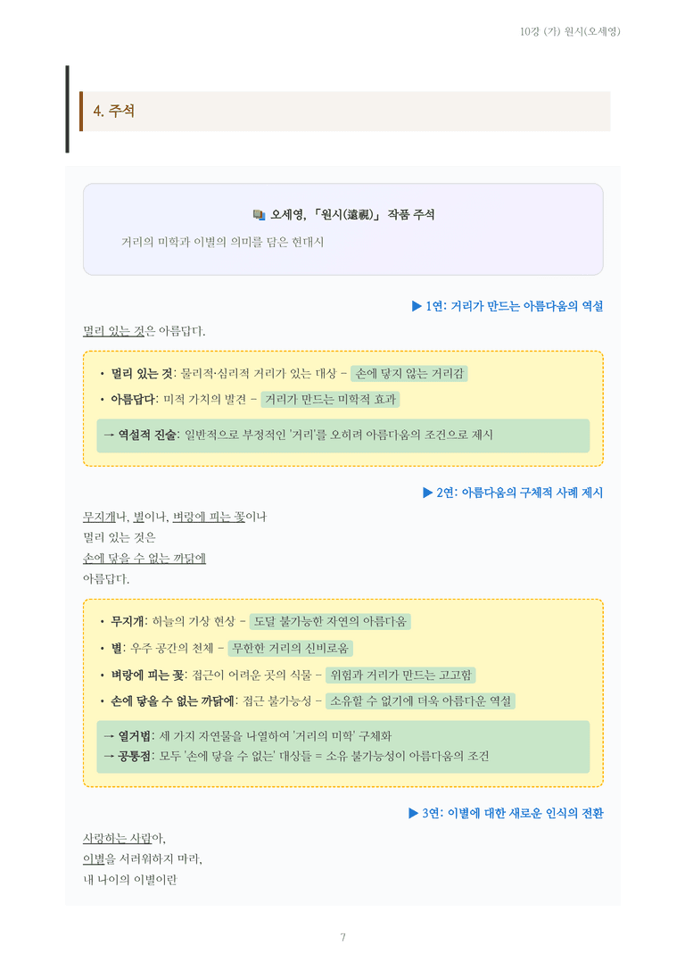 [2027 수특 문학] 현대시 10강 (가) 원시(오세영) 내용 정리_preview_7