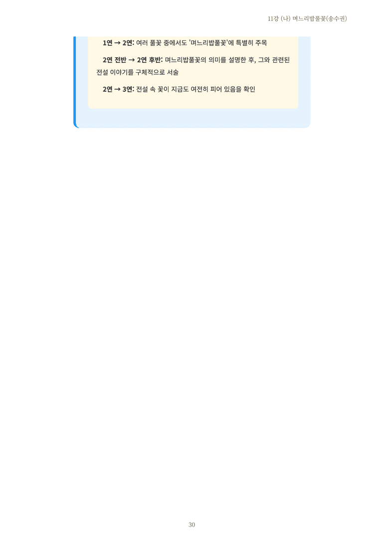 [2027 수특 문학] 현대시 11강 (나) 며느리밥풀꽃(송수권) 내용 정리_preview_30