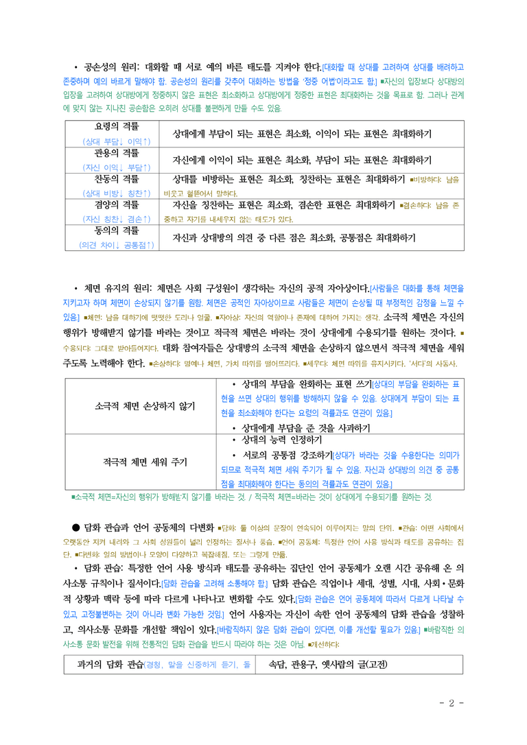 (공국1-창) 2-3 대화 예절과 책임이 있는 국어 생활 ■(해설•정리)_preview_2