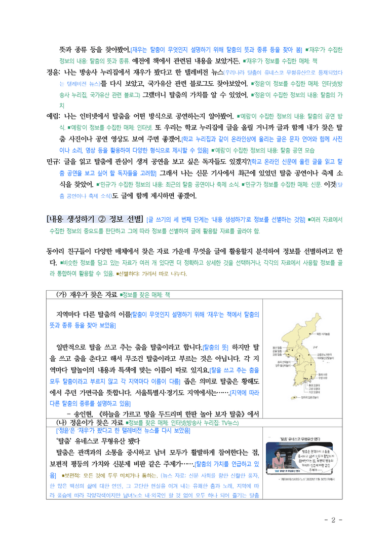 중1-1 (미-신) 2-2 정보를 전달하는 글 쓰기 ■(해설•정리)_(9쪽)_preview_2