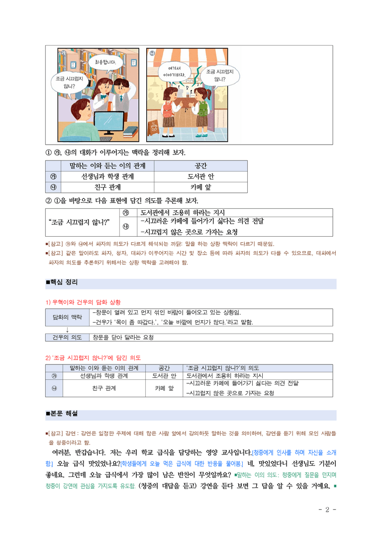 중1-2 (천-노) 2-2 추론하며 듣기 ■해설•정리_(10쪽)_preview_2
