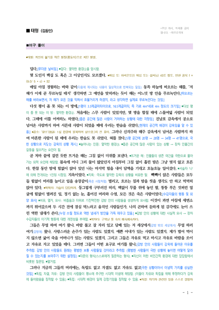 (26-수완) 태형 (김동인) ■(해설•정리)_preview_1