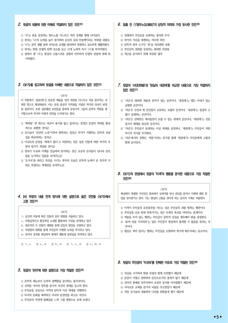 [2027 수능특강 문학] 적용학습-고전산문 (06) 대관재몽유록-심의_분석+문제_preview_5