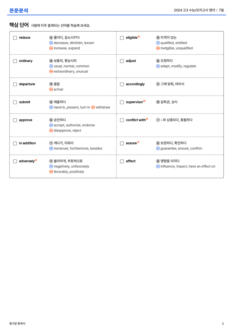  2024 고3 수능/모의고사 영어 7월 본문분석_preview_2