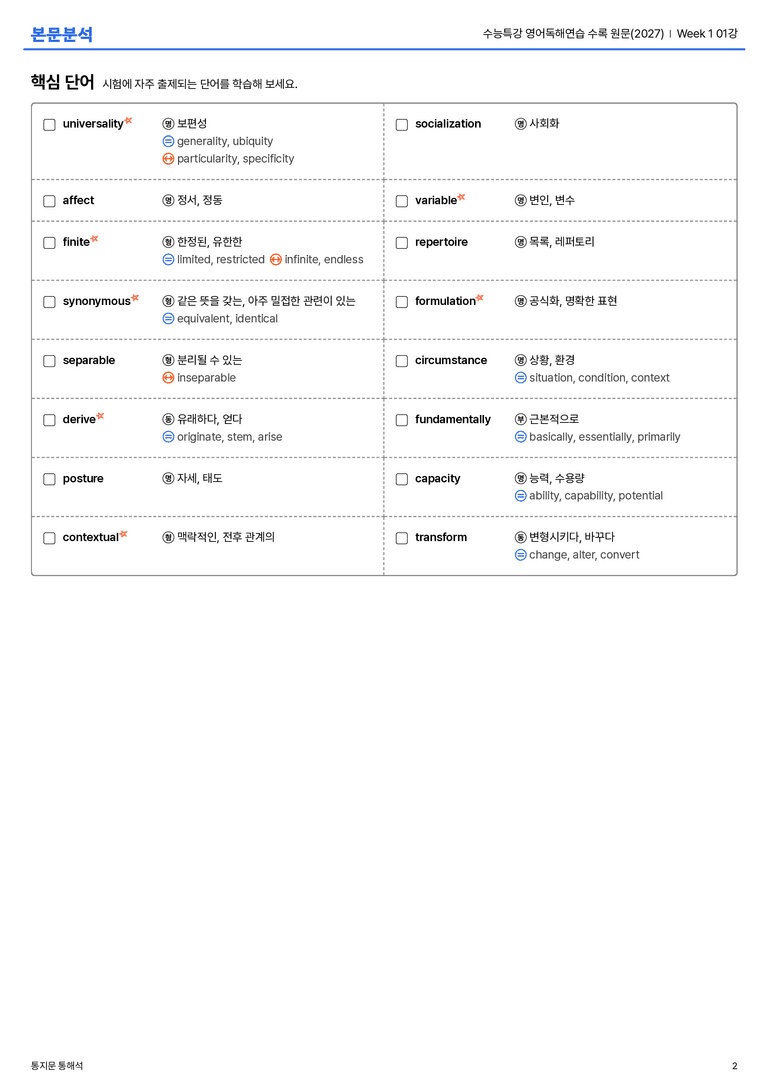  수능특강 영어독해연습 수록 원문(2027) Week 1 01강 본문분석_preview_2