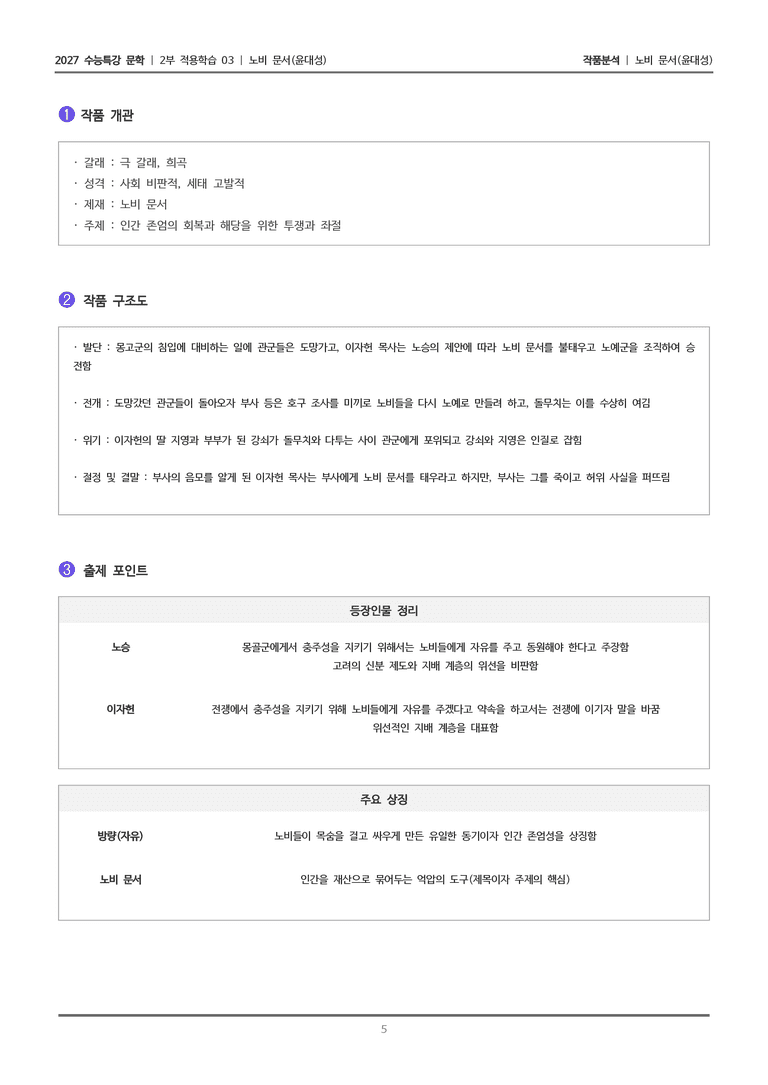 [2027 수능특강 문학] 적용학습 극수필 03 노비 문서_작품분석_preview_5
