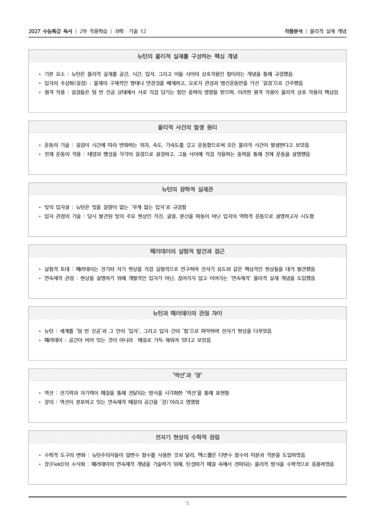 [2027 수능특강 독서] 적용학습 과학기술 12 물리적 실재 개념_작품분석_preview_5