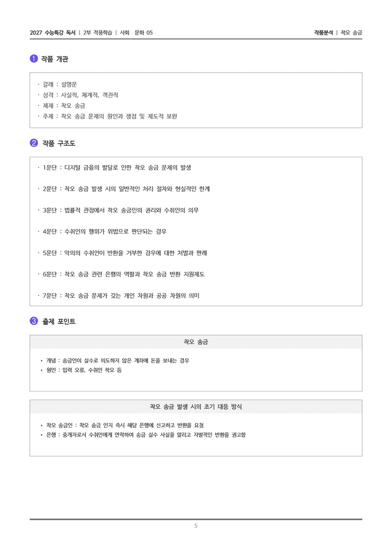 [2027 수능특강 독서] 적용학습 사회문화 05 착오 송금_작품분석_preview_5