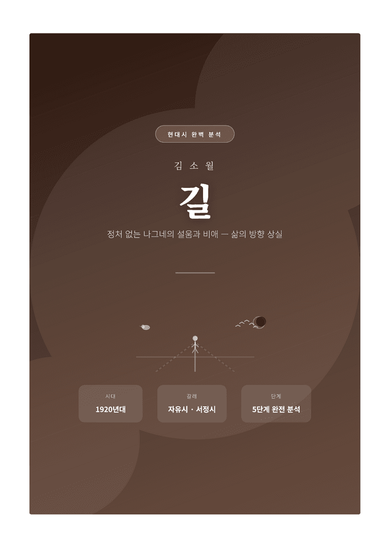 [2027 수능특강 문학] 교과서 개념 1강_김소월 「길」 완벽 학습서_preview_1