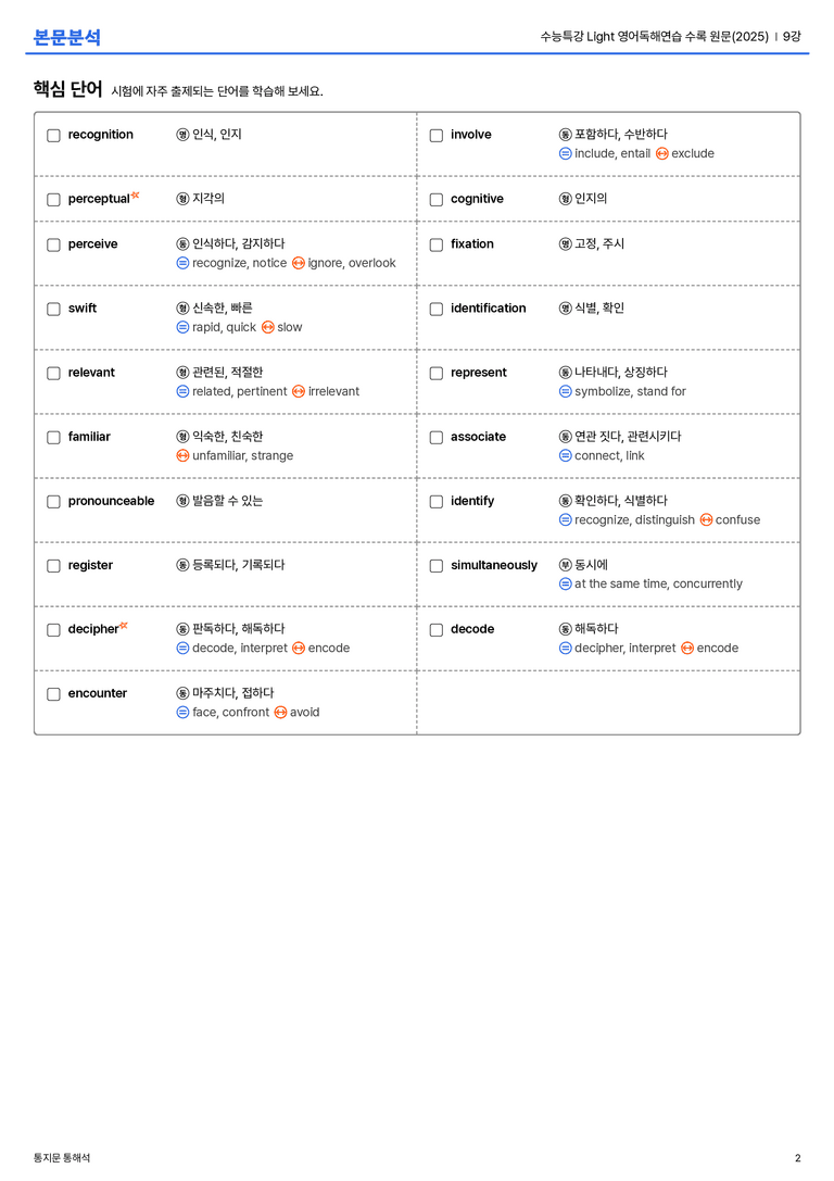 수능특강 Light 영어독해연습 수록 원문(2025) 9강 본문분석_preview_2