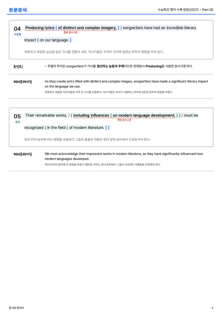 수능특강 영어 수록 원문(2027) Part 05 본문분석_preview_5