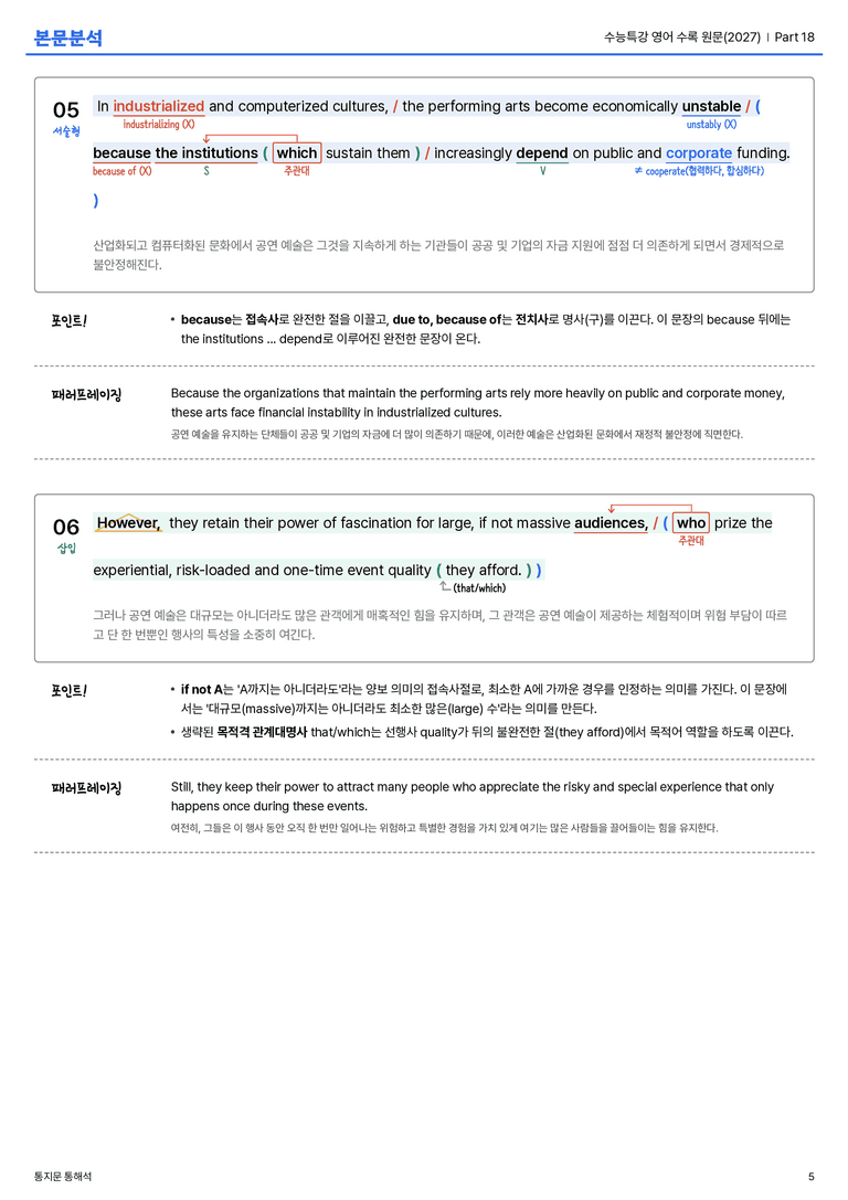 수능특강 영어 수록 원문(2027) Part 18 본문분석_preview_5