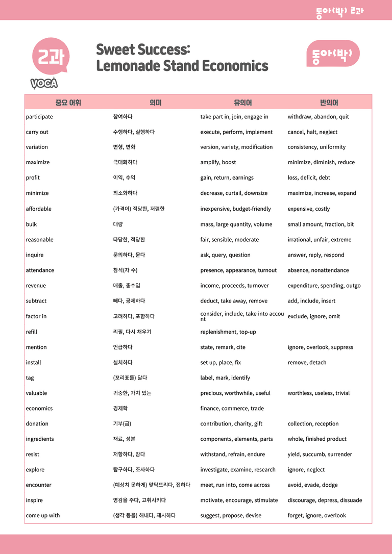 영어1 동아(박) 2과 분석본+수업용 by 위메북_preview_3