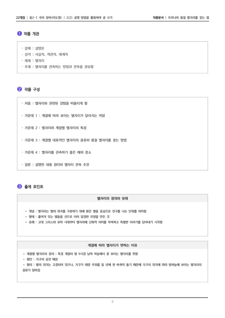 [22개정] 중2-1 창비(이) 2(2) 설명 방법을 활용하여 글 쓰기_작품분석_preview_5