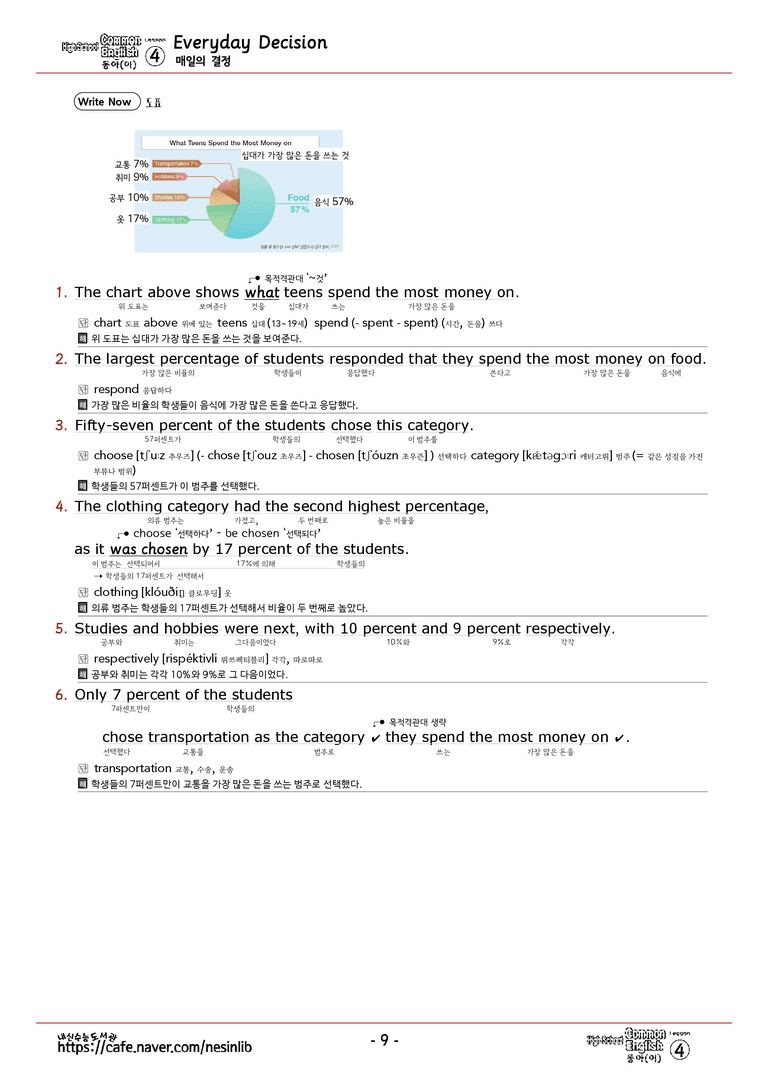 공통영어1 동아(이) 4과 분석(본문+본문외)+단어 정리 및 테스트 by 내신수능도서관_preview_9
