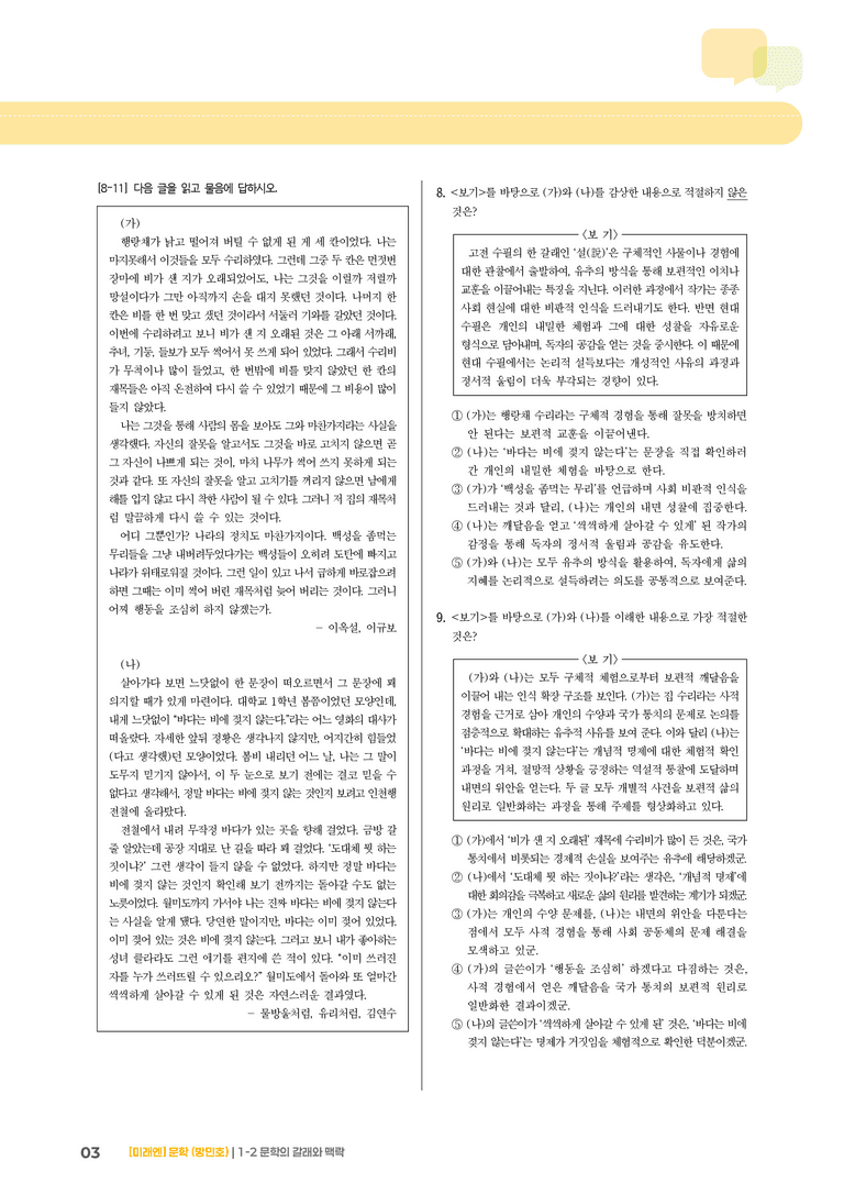 1-2 문학의 갈래와 맥락_기출 적중 문제02_preview_3